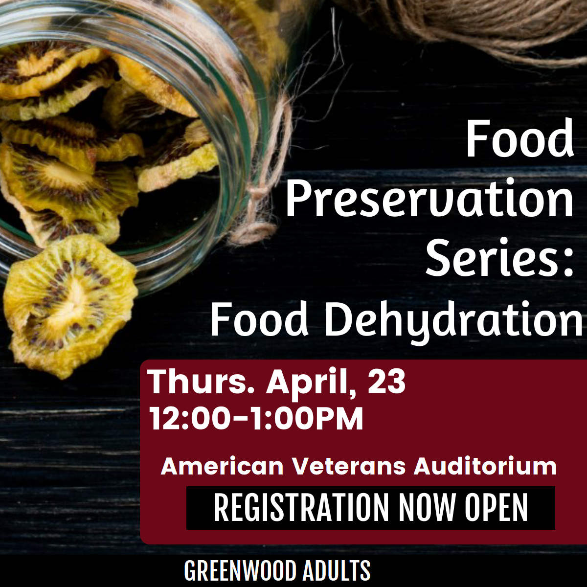 image of dehydrated kiwi fruits in a jar.