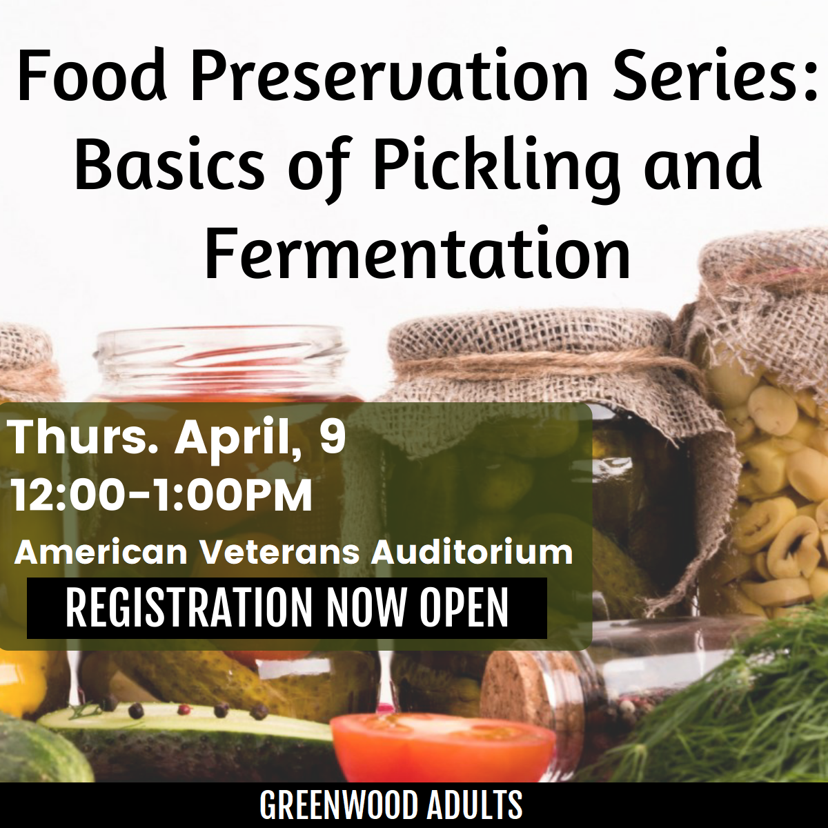 image of various pickles and fermented items in jars.